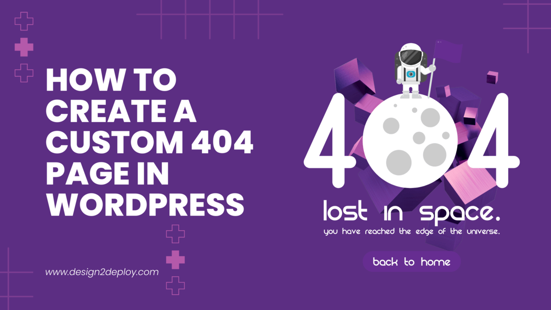 How To Create A Custom 404 Page In WordPress